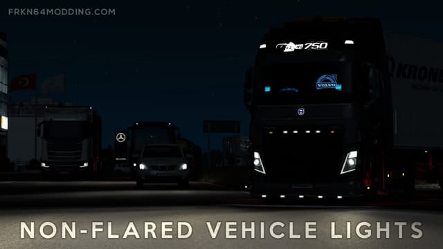 Non-Flared Vehicle Lights Mod