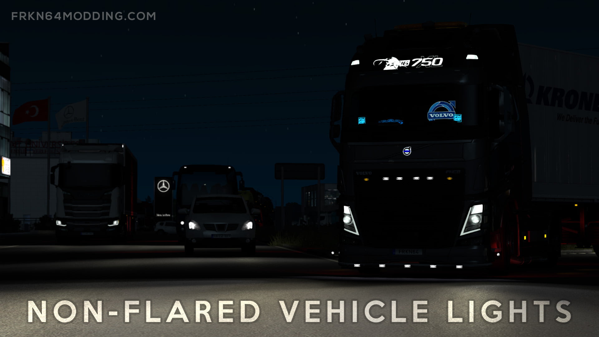 Non-Flared Vehicle Lights Mod