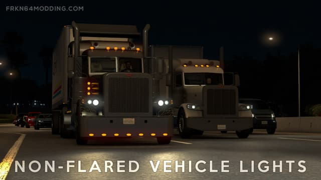 Non-Flared Vehicle Lights Mod
