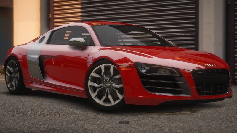 2010 Audi R8 5.2 FSI quattro [Add-On | Template]