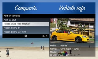 Add-On Vehicle Spawner v1.6.0 screenshot 1